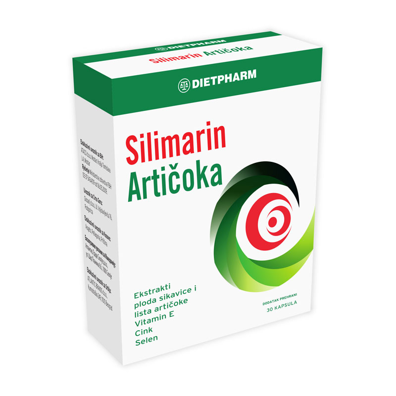 Dietpharm Silimarin in artičoka, kapsule (30 kapsul)