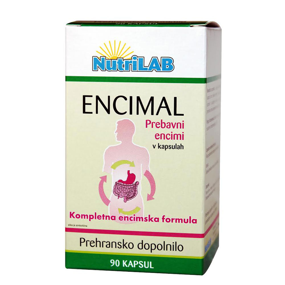 Nutrilab Encimal, kapsule (90 kapsul)