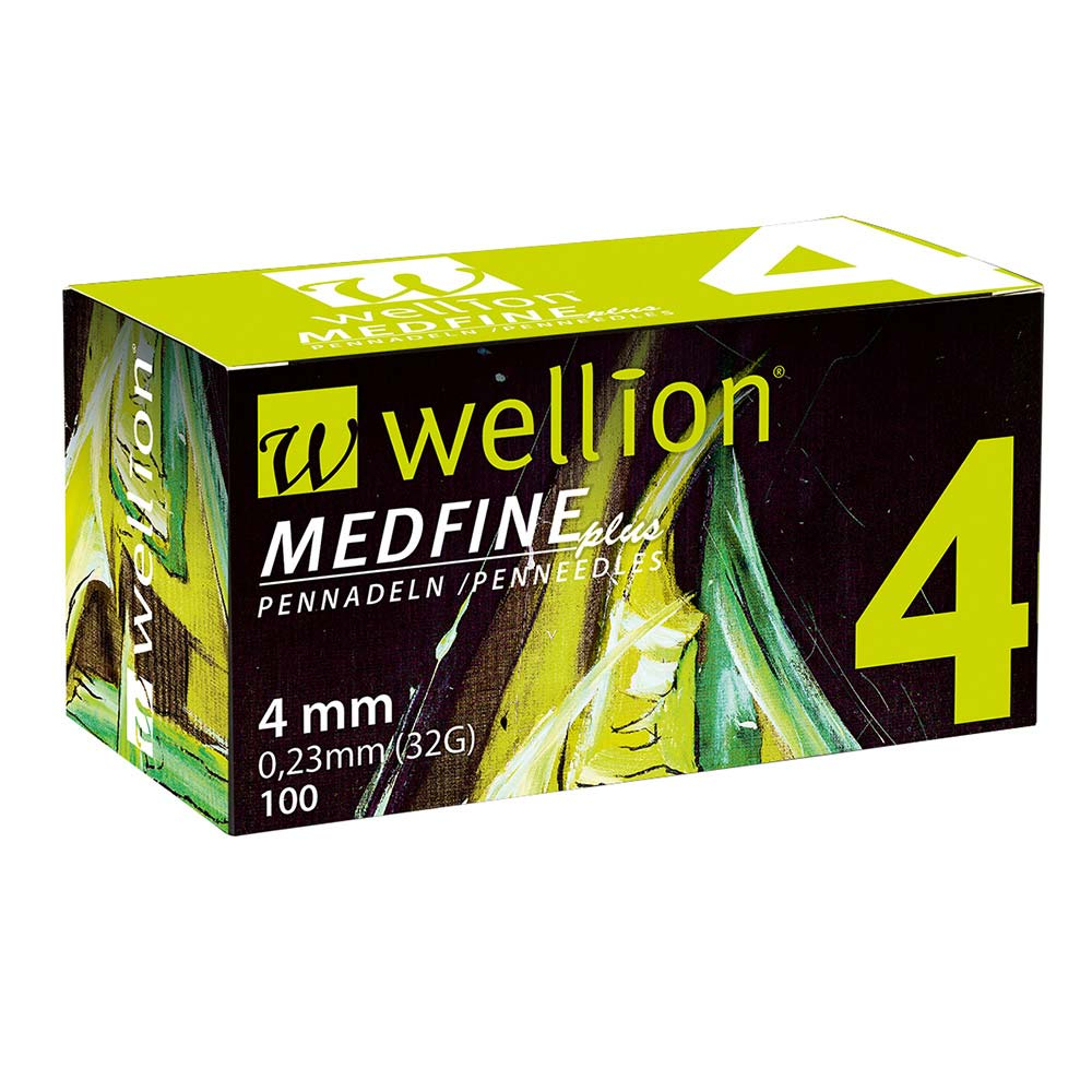 Wellion Medfine plus 32G, igle za inzulinska peresa 4 mm (100 igel)