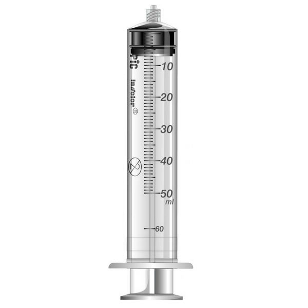 PIC injekcijska brizga z navojem - 50 ml (50 brizg)