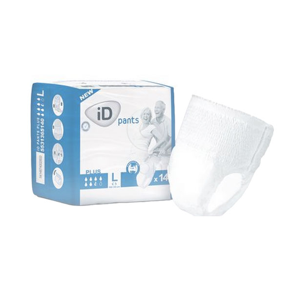 iD Pants Plus X-Large, mobilne hlačke za inkotinenco (14 hlačk)