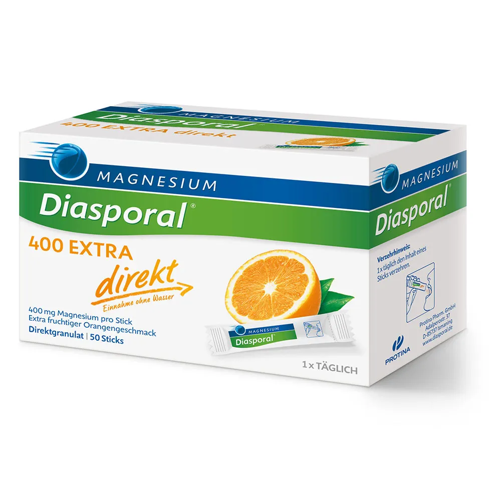 Magnesium-Diasporal 400 Extra Direkt, vrečke (50 vrečk)