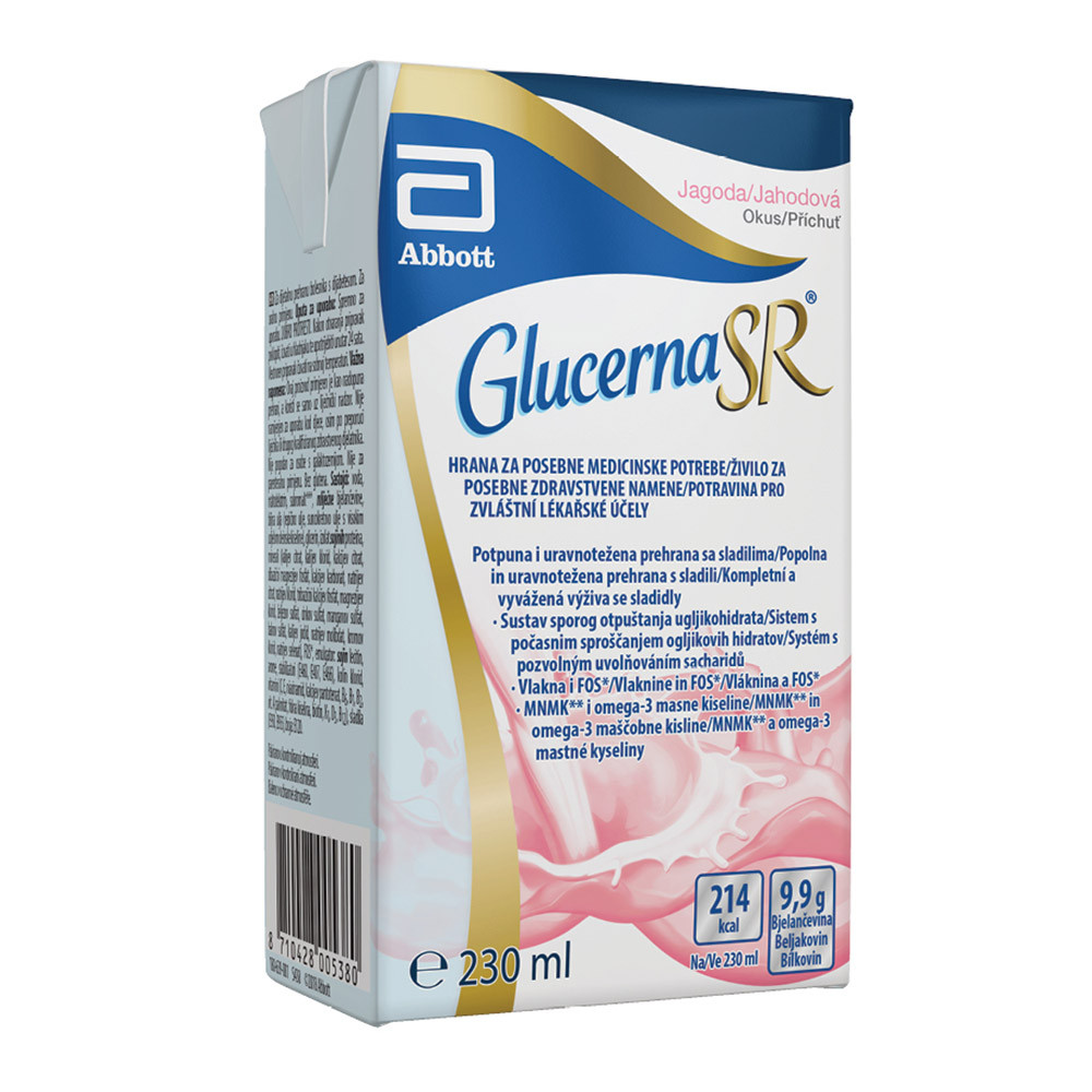 Glucerna SR, okus jagode (220 ml)