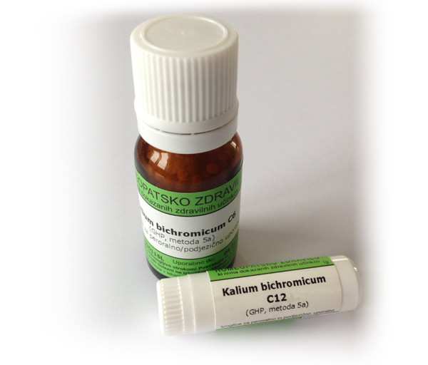 Kalium bichromicum, kroglice - 1 g (C6)