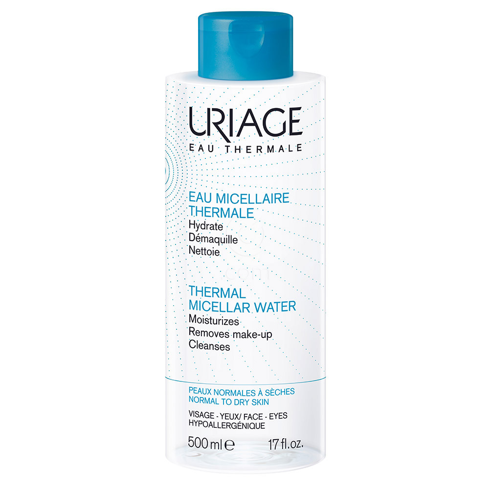 Uriage, micelarna voda za čiščenje obraza za normalno do suho kožo (500 ml)