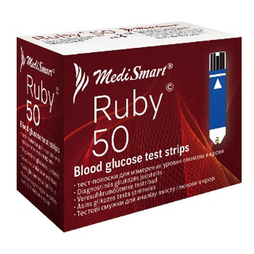 Medismart Ruby, 50 testnih lističev