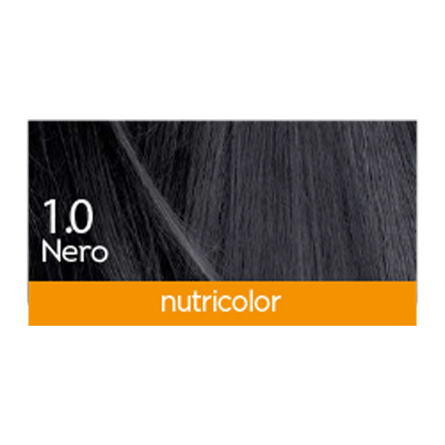 BioKap Nutricolor 1.0, barva za lase - črna (140 ml)