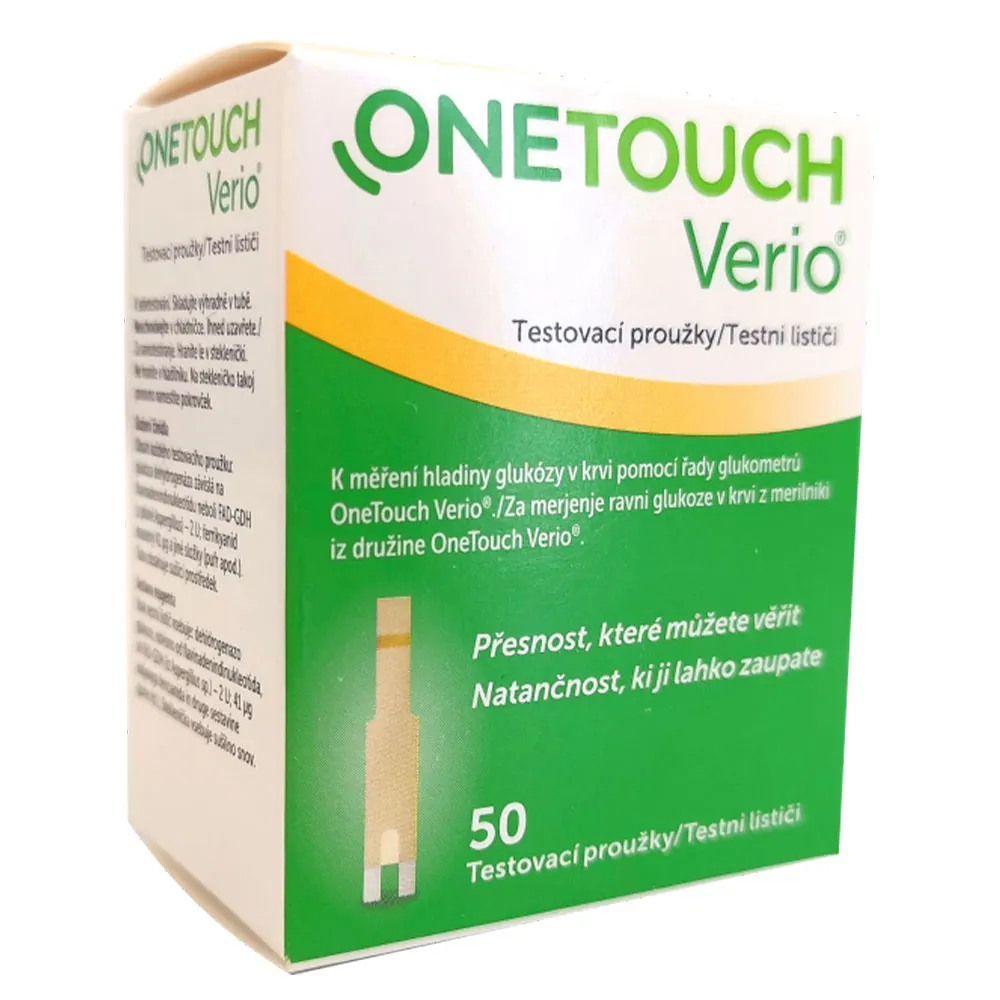 OneTouch Verio, testni lističi (50 testnih lističev)
