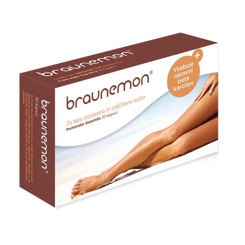 Braunemon kapsule za porjavenje - paket (2 x 30 kapsul)