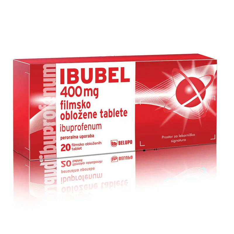 Ibubel tablete s 400 mg ibuprofena (20 tablet)