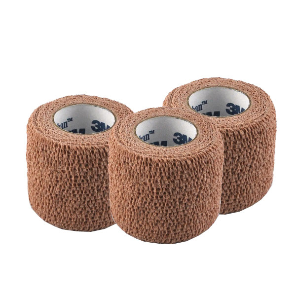 Coban samooprijemljivi elastični povoj 5 cm x 4,6 m - rjav (1 povoj)