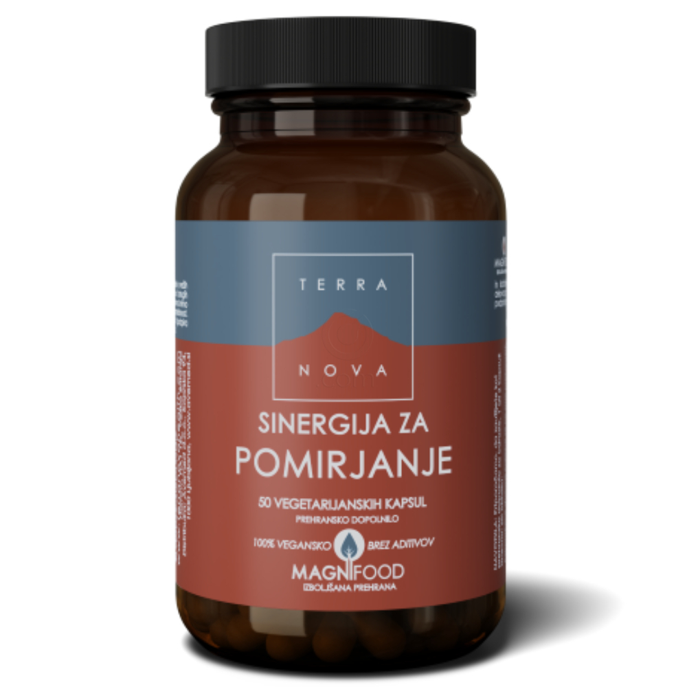 Terranova Sinergija za pomirjanje, kapsule (50 kapsul)
