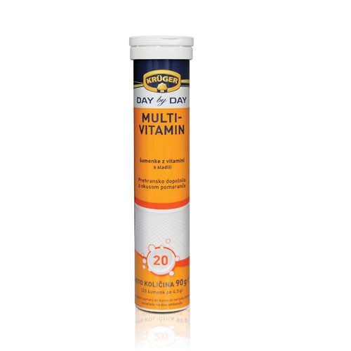 KRUGER Multivitamin, šumeče tablete (20 šumečih tablet)