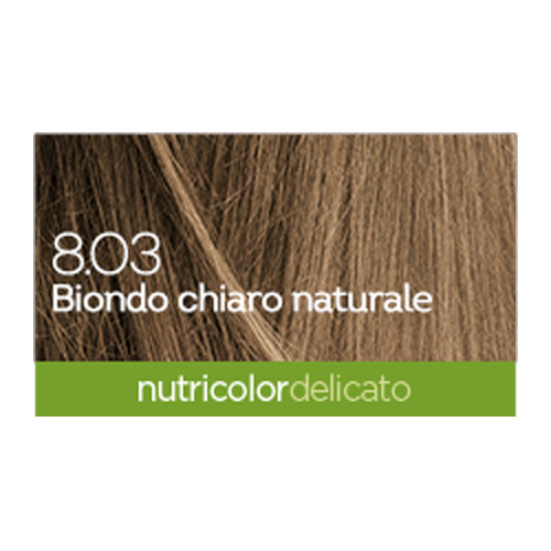 BioKap Nutricolor Delicato 8.03, barva za lase - naravno blond (140 ml)