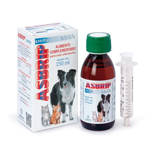 Asbrip Pets, peroralna raztopina za pse in mačke (150 ml)