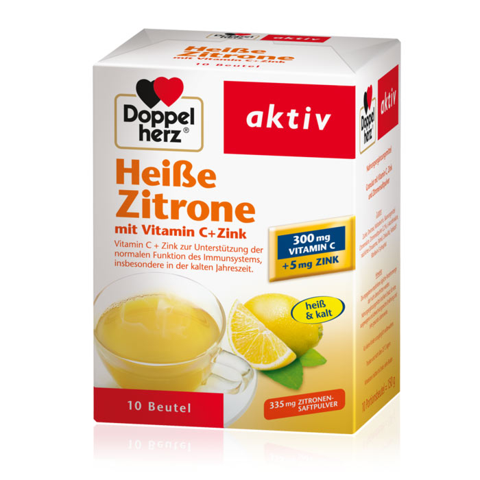 Darilo: Doppelherz Aktiv, vroči napitek limona (10 vrečic)