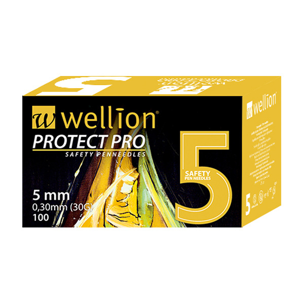 Wellion Protect Pro 30G, igla za inzulinska peresa - 5 mm