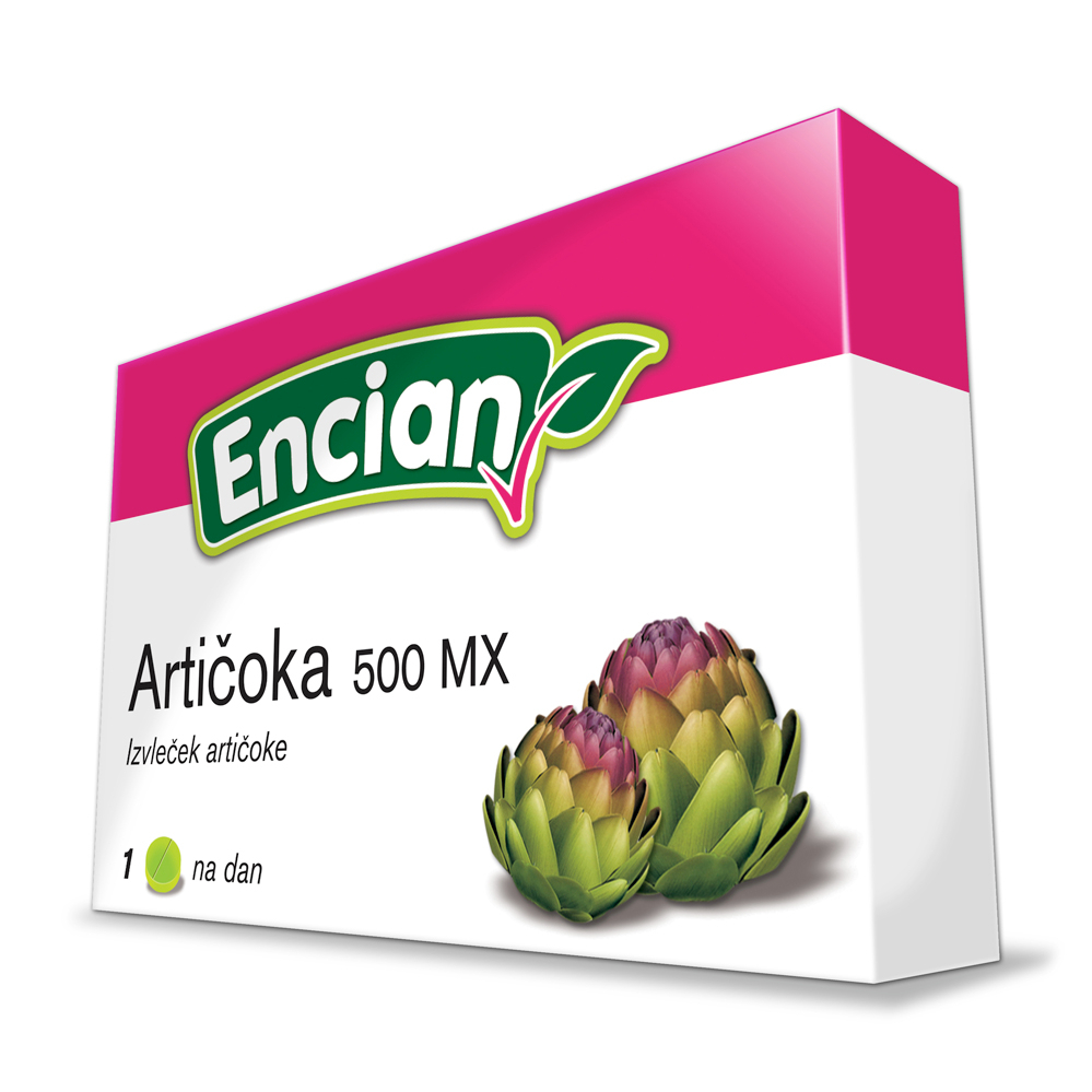Encian artičoka 500 MX, tablete (30 tablet)