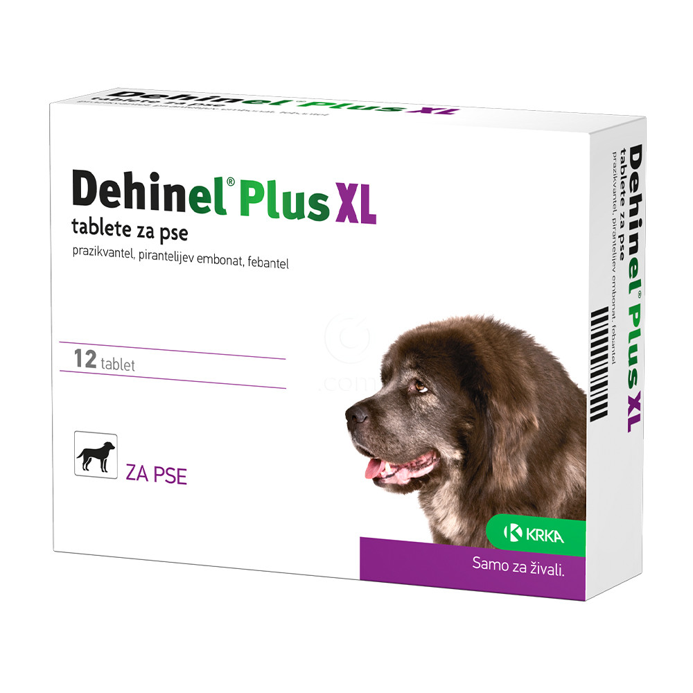 Dehinel Plus XL Krka, tablete za pse (12 tablet)