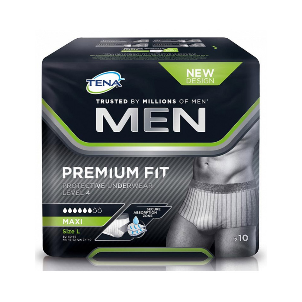 Tena Men Level 4 Maxi, inkontinenčne hlačke za moške - Large (10 kosov)