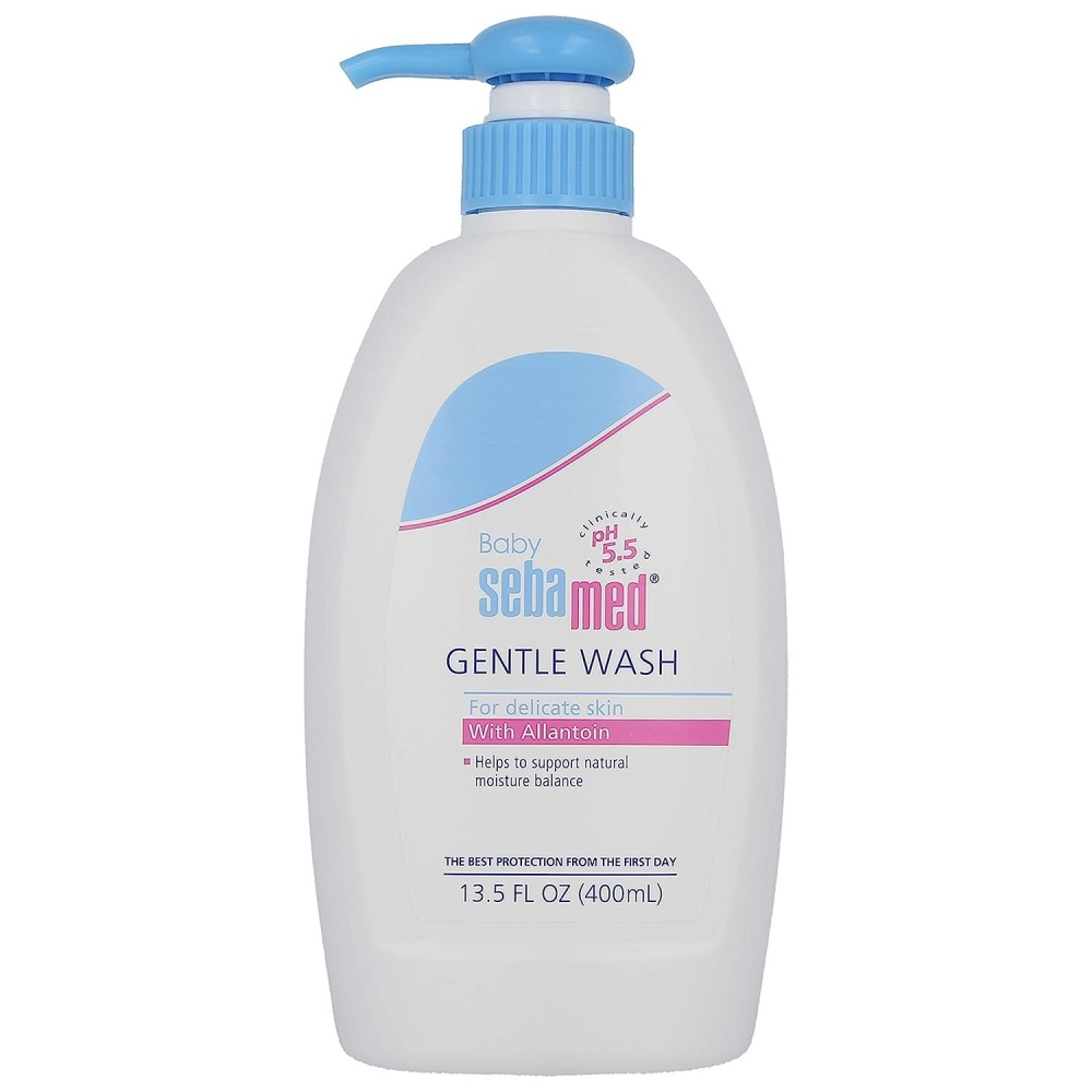 Sebamed Bebe, ekstra nežni otroški gel za umivanje s pumpico (400 ml)