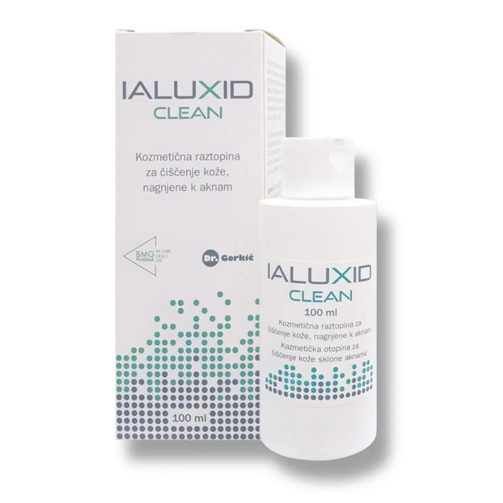 Ialuxid Clean, čistilna raztopina za čiščenje kože nagnjene k aknam (100 ml)