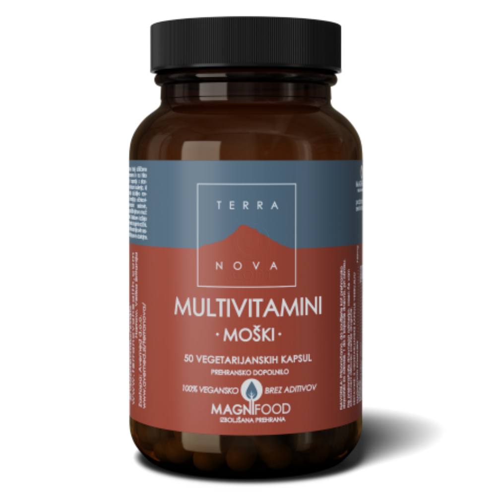 Multivitamini za moške Terranova, kapsule (50 kapsul)