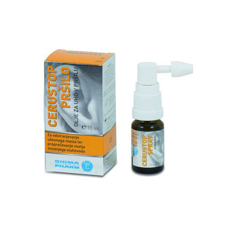 Cerustop olje za uho, pršilo - paket (10 ml)