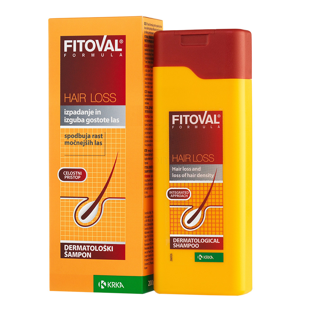 Fitoval šampon proti izpadanju las, Krka (200 ml)