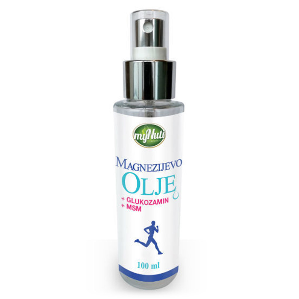 Magnezijevo olje + Glukozamin + MSM MyNuti, pršilo (100 ml)