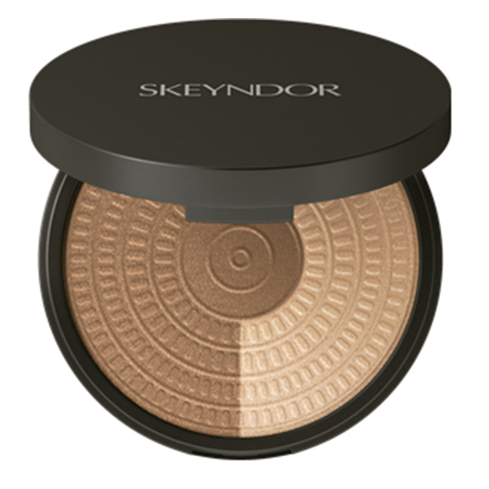 Skeyndor Highlight Power Duo, dvobarvni puder v kamnu (12,4 g)