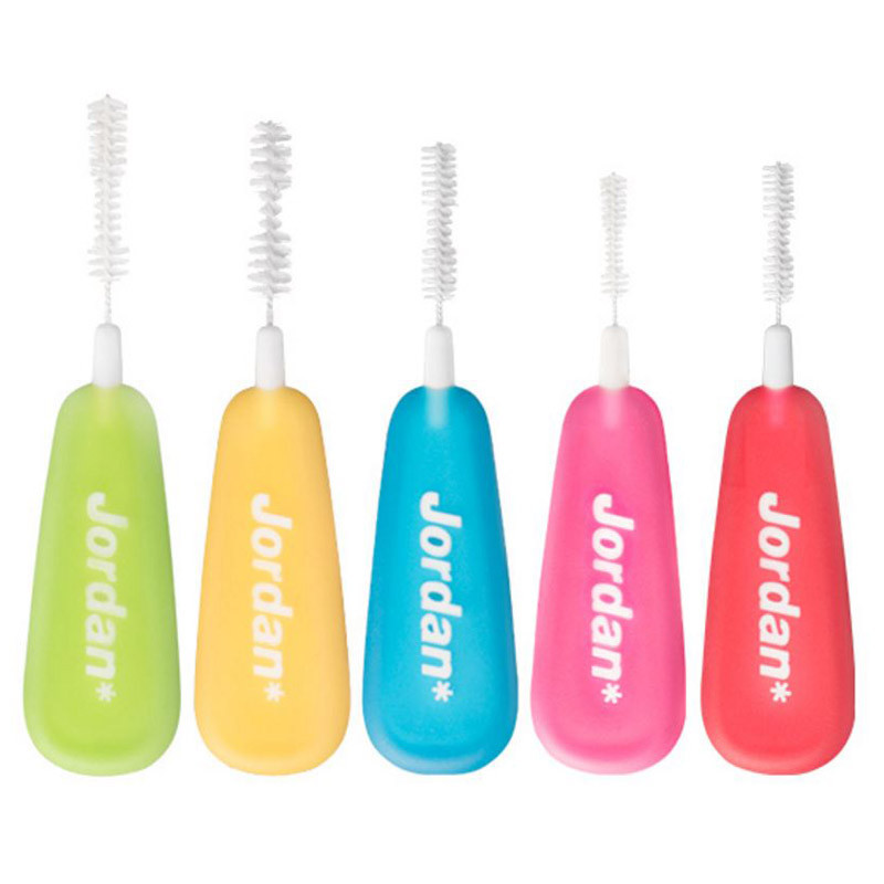 Jordan Brush Between - Zelena, 0,8 mm (10 medzobnih ščetk)