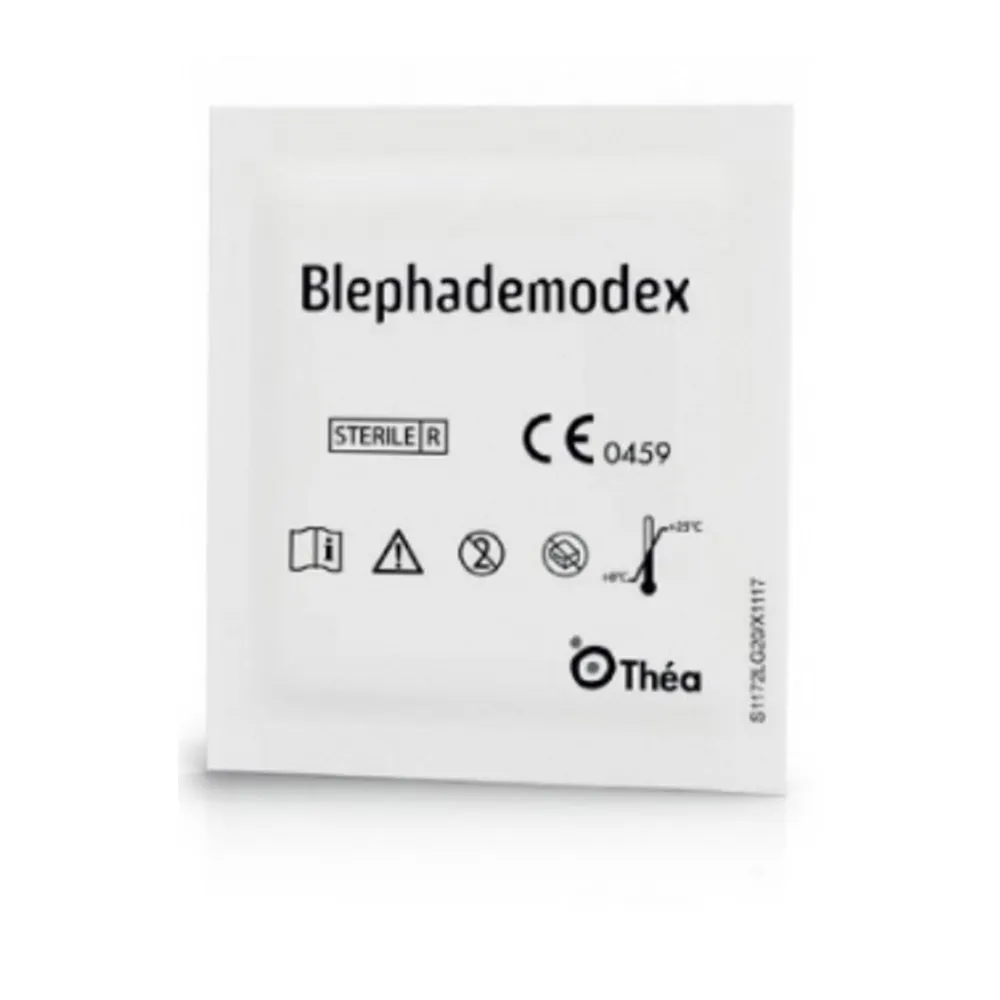Blephademodex, sterilne krpice brez konzervansov za čiščenje vek (30 krpic)