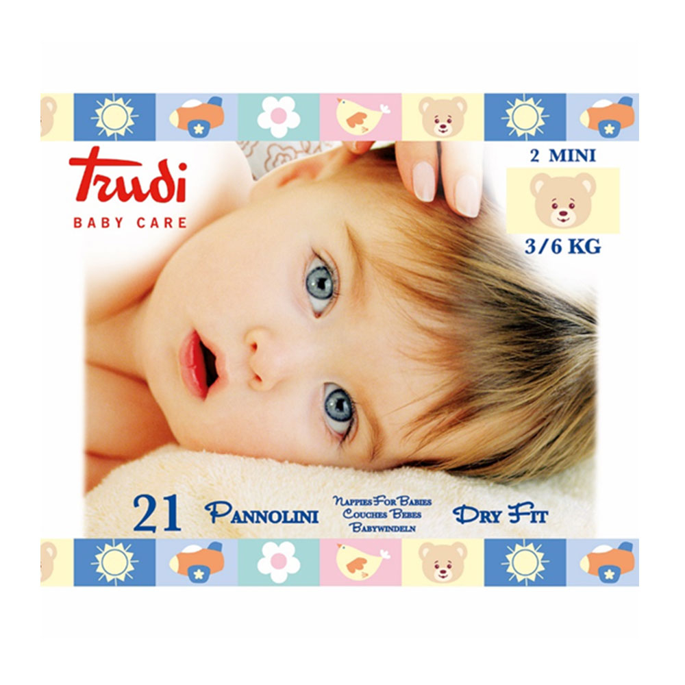 Trudi Baby Care Dry Fit Maxi (7-18 kg), paket (3 x 18 plenic)