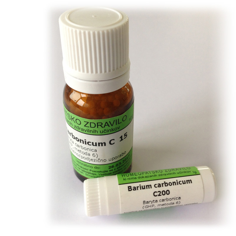 Barium carbonicum, kroglice - 10 g (C30)