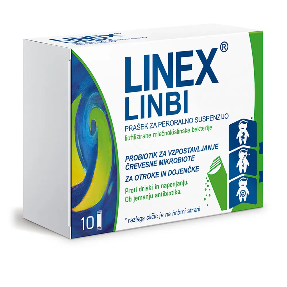 Linex Linbi, prašek za peroralno suspenzijo (10 vrečk)