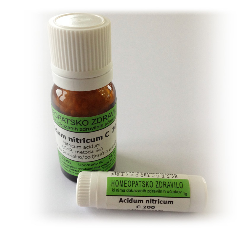 Acidum nitricum, kroglice - 10 g (C12)