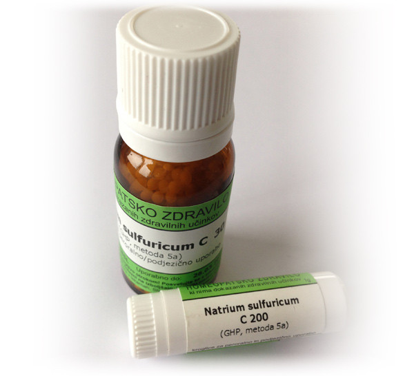 Natrium sulfuricum, kroglice - 1 g (C200)