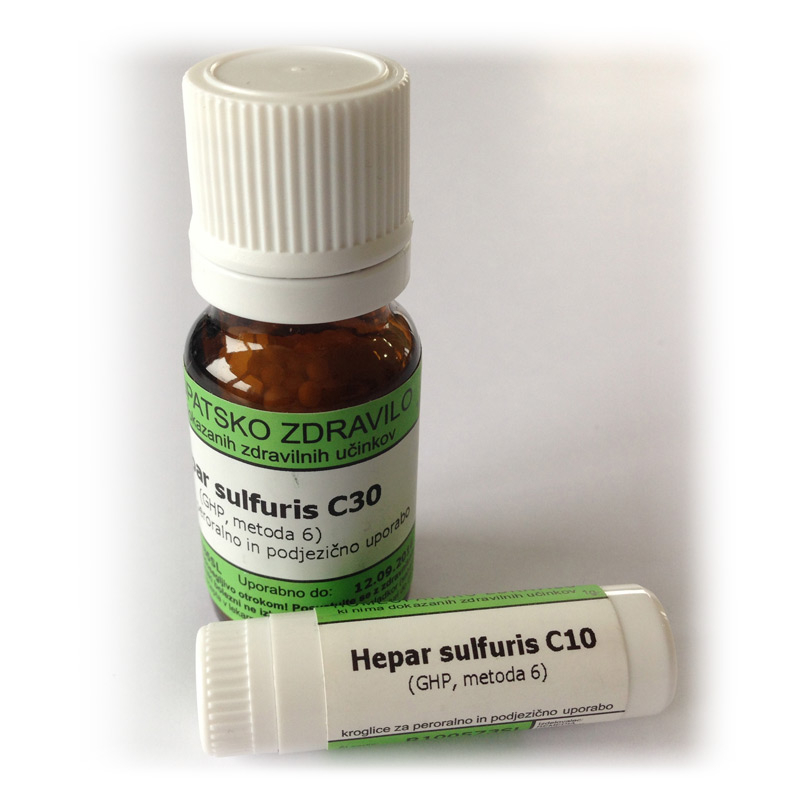 Hepar sulfuris, kroglice - 10 g (C30)