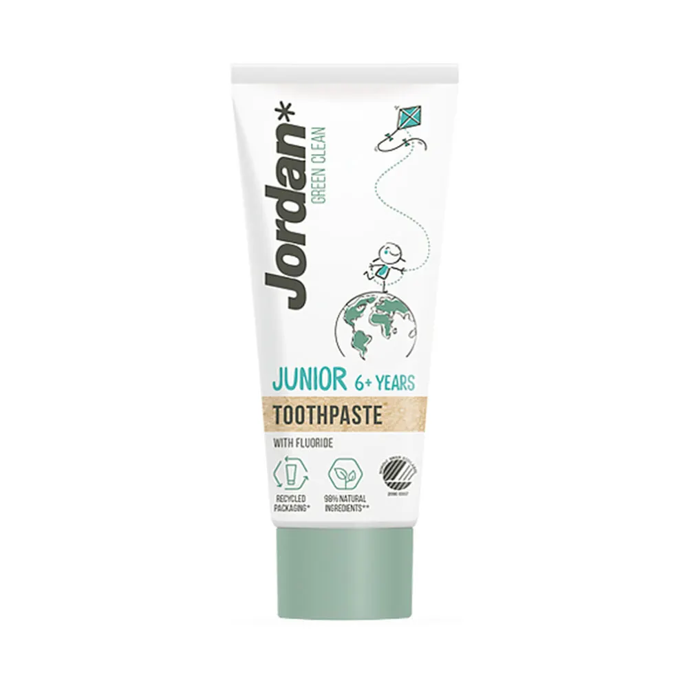 Jordan Green Clean Junior 6+, otroška zobna pasta (50 ml)