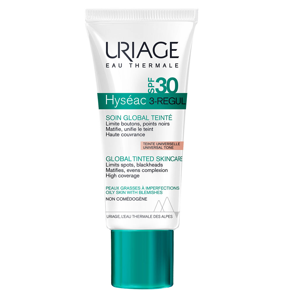 Uriage Hyseac 3-Regular, obarvana krema za obraz - ZF 30 (40 ml)