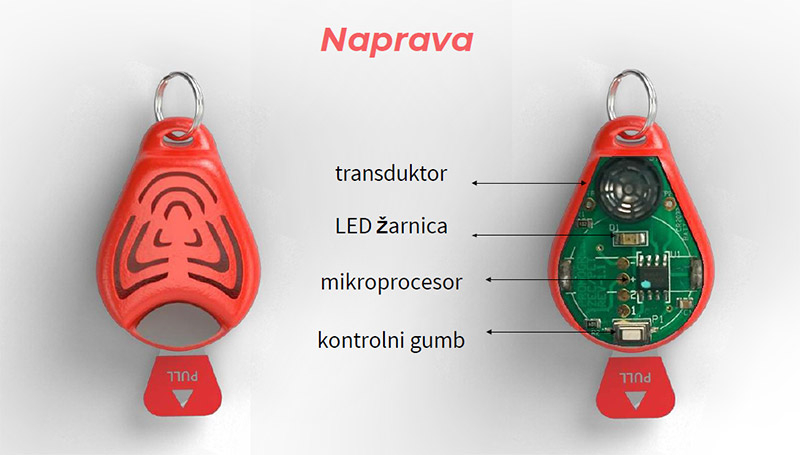 Tickless Pet, ultrazvočni odganjalec klopov in bolh za mačke in pse (bež)