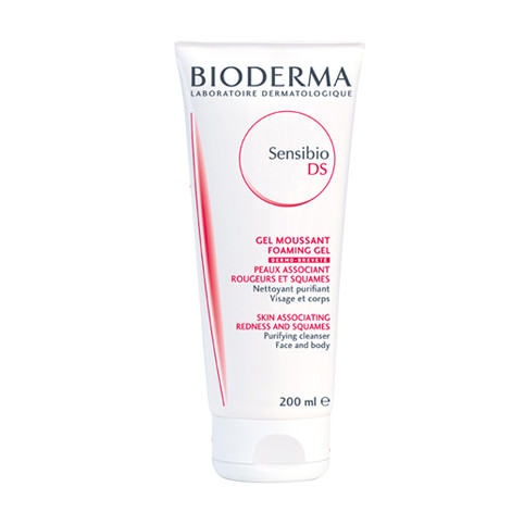 Bioderma Sensibio DS+, peneči čistilni gel za pomiritev kože (200 ml)