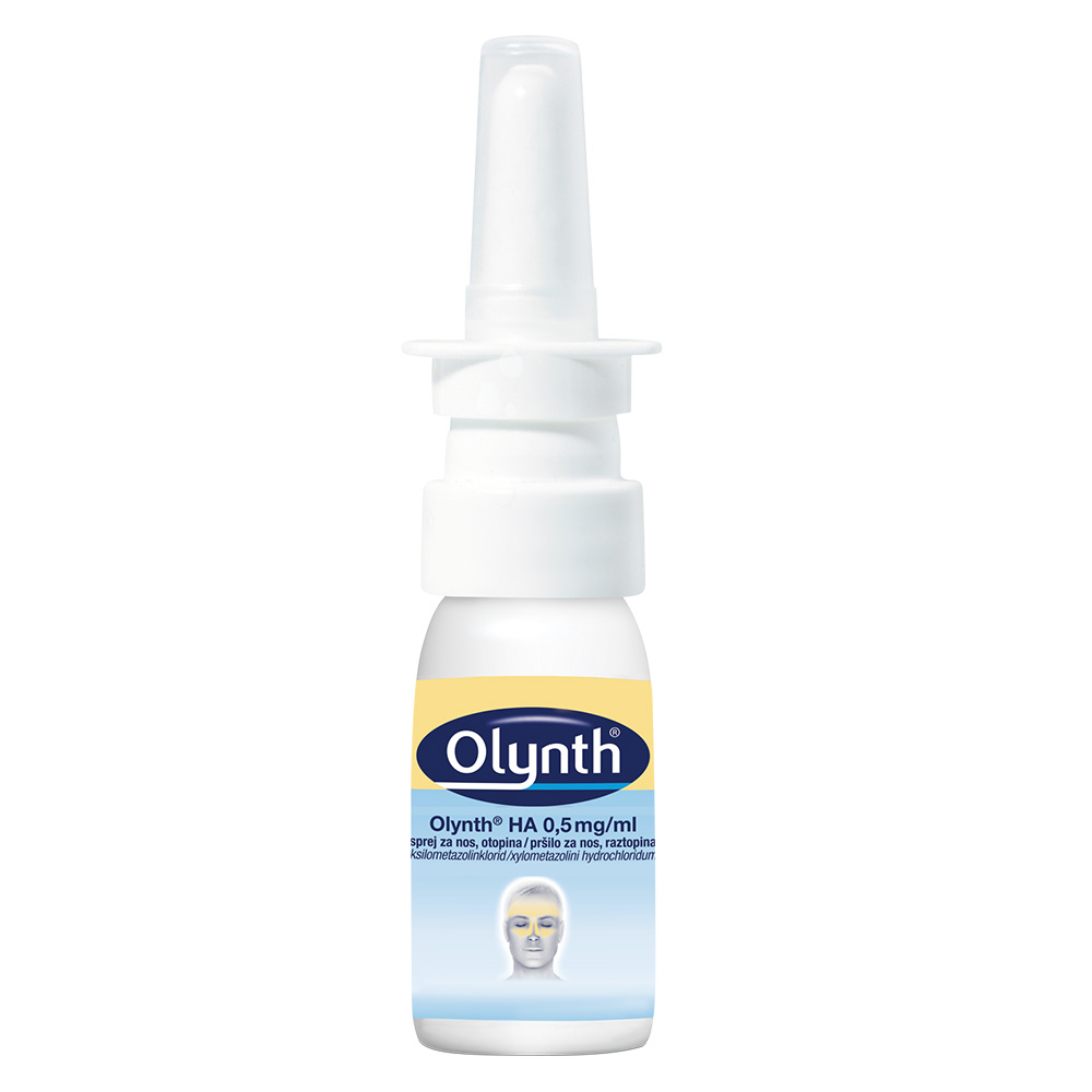 Olynth HA 0,5 mg/ml, pršilo za nos za otroke od 2 - 6 leta (10 ml)