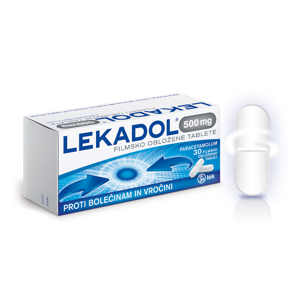 Lekadol 500 mg, filmsko obložene tablete (30 tablet)