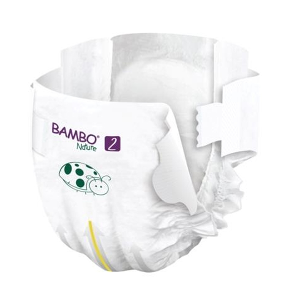 Bambo Nature 2 Mini S, otroška plenička 3-6 kg (30 plenic)