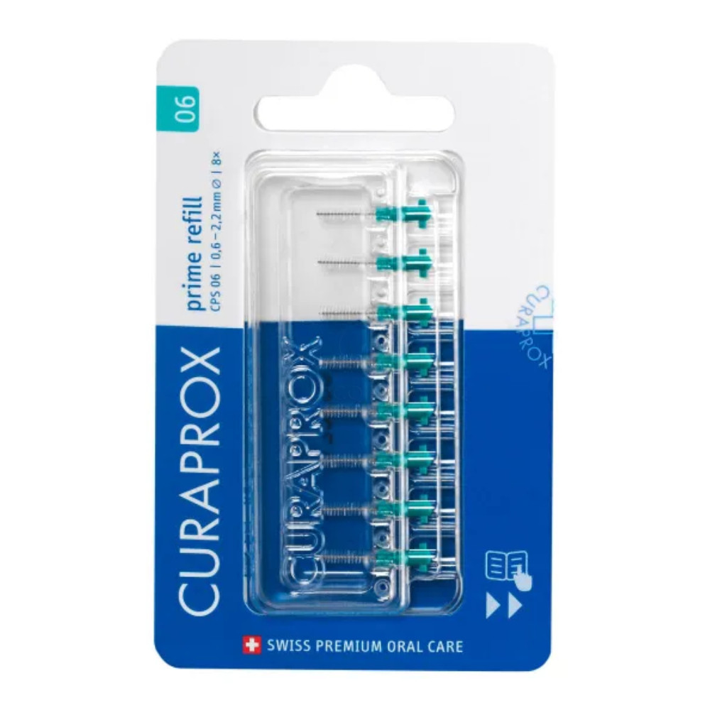 Curaprox CPS 06 Prime Refill (8 medzobnih ščetk + etui)