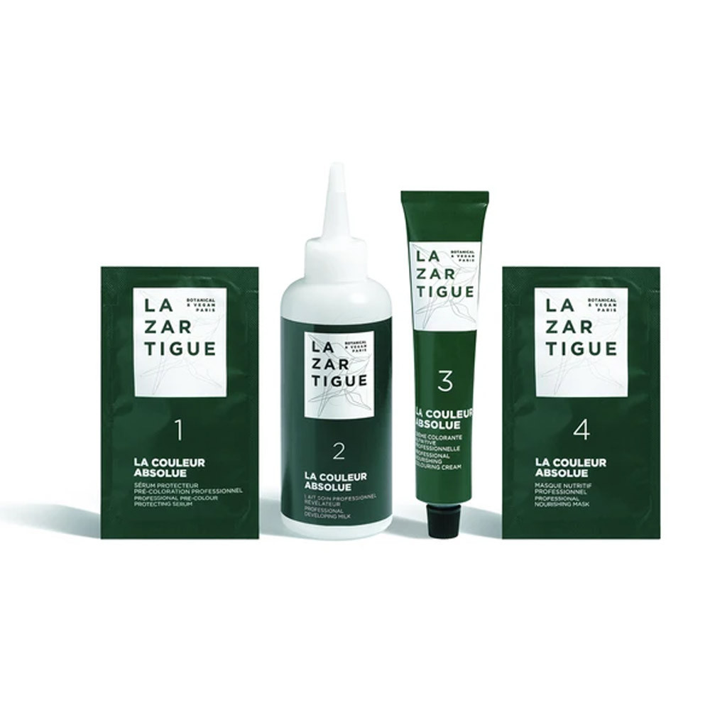 Lazartigue, veganska barva za lase - svetlo blond 8.00 (1 komplet)