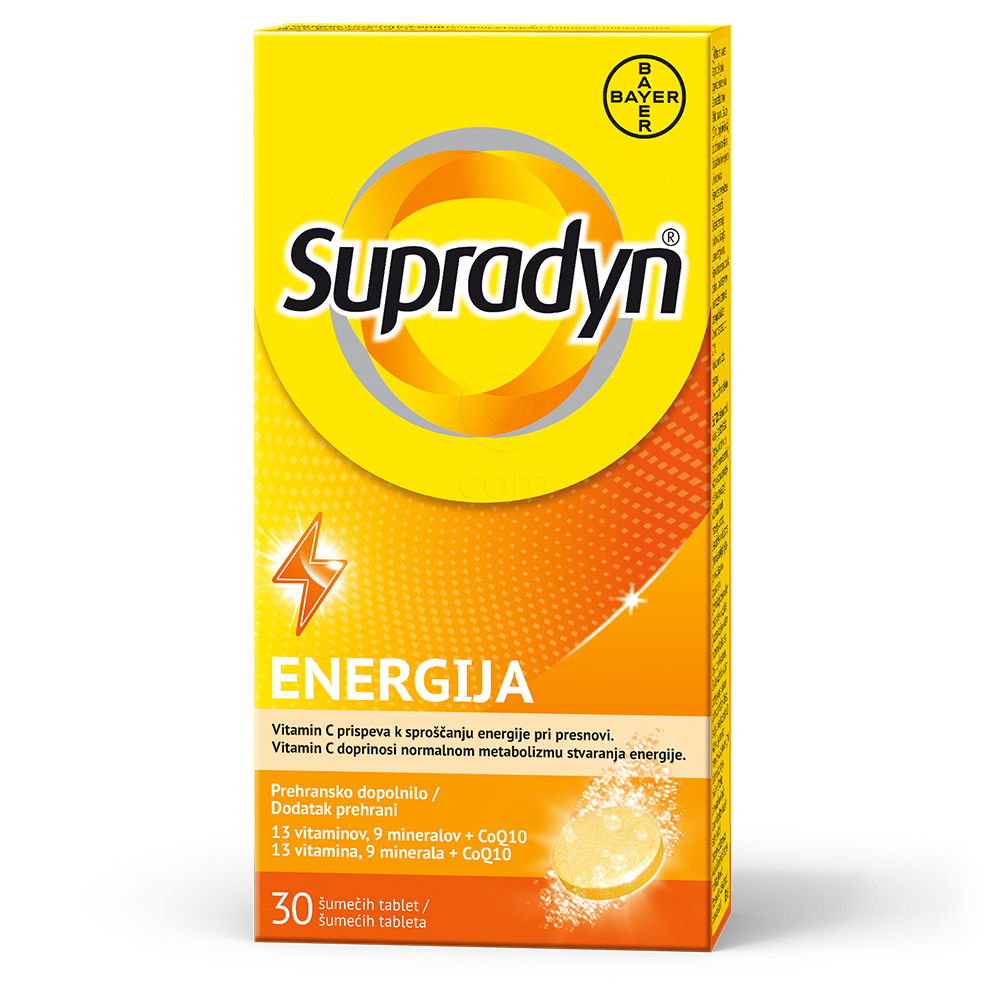 Supradyn Energija Q10, 30 šumečih tablet