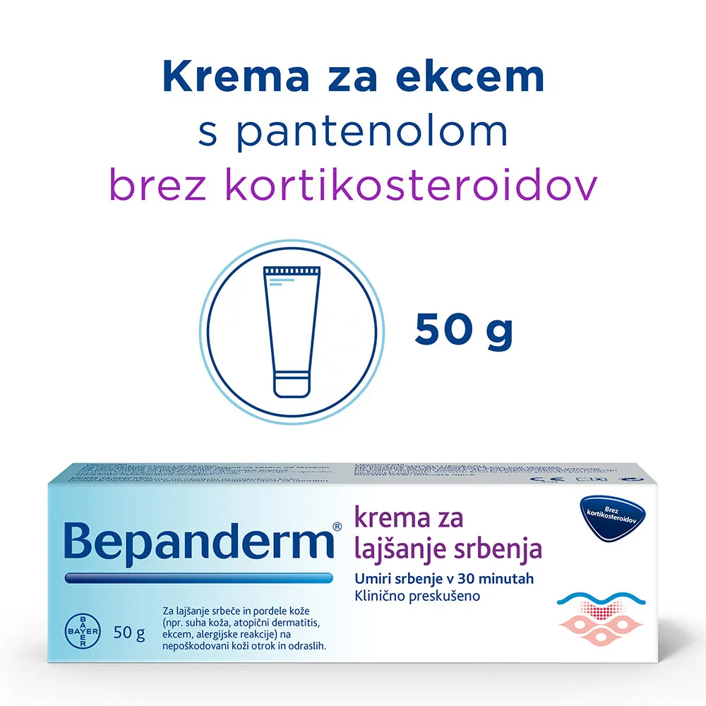 Bepanderm, krema za lajšanje srbenja (50 g)
